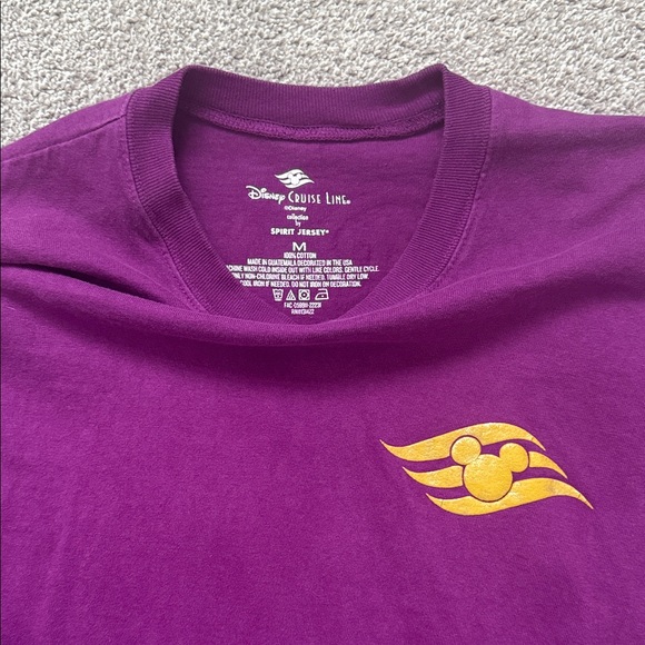 Disney wish spirit jersey Purple Long Sleeve Tee - Picture 2 of 3